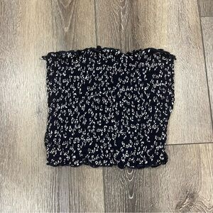 One Size Brandy Melville “John Galt” black speckled tube top